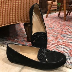 Crown & Ivy black suede flats